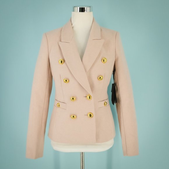 Halogen Jackets & Blazers - Halogen Size 0 Pink Wool Button Blazer NWT
